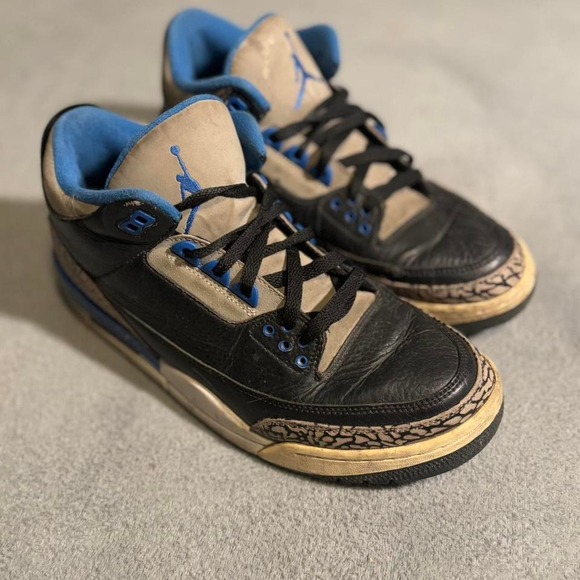 Jordan 3 Retro Sport Blue Size‎ 9.5 - Picture 1 of 6